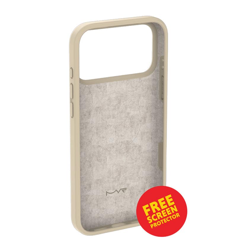 iPhone 17 Pro Case – Vanila | MVR Liquid Silicone Soft-Touch Finish, Anti-Slip Grip