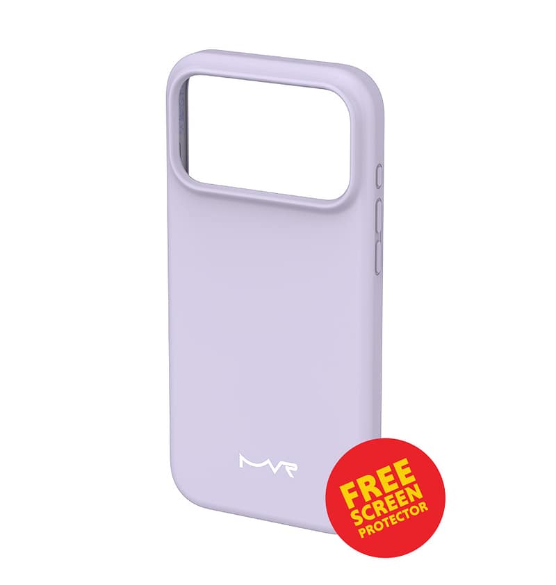 iPhone 17 Pro Max Case – Lavender | MVR  Liquid Silicone Soft-Touch Finish, Anti-Slip Grip, Premium Protection