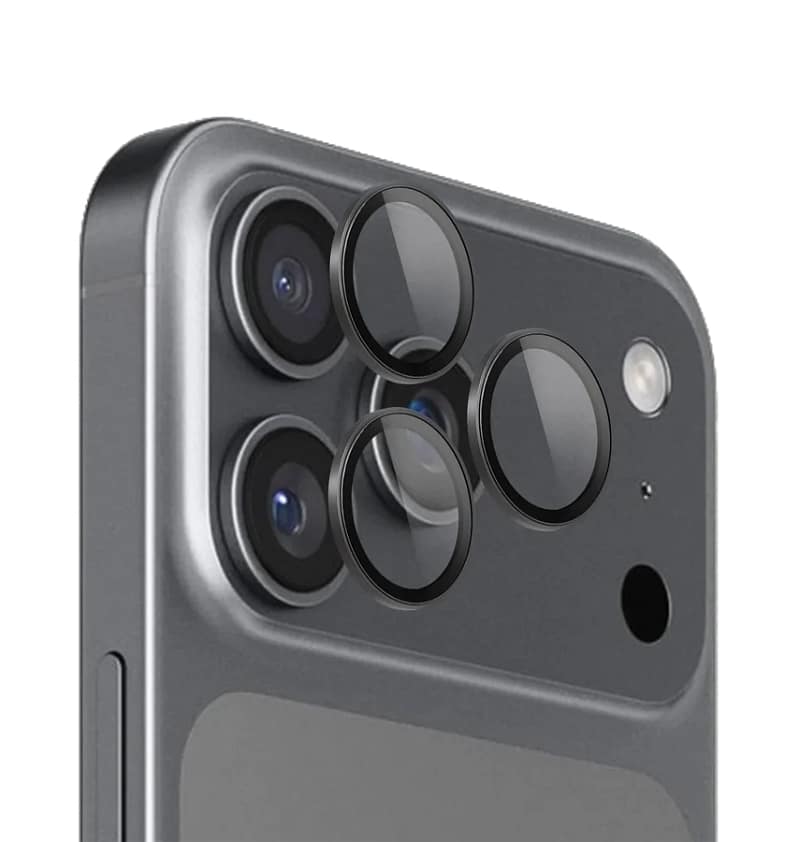 iPhone 17 Pro Max/17 Pro/16 Pro Max/16 PRO Camera Lens – Black | MVR Sapphire Scratch-Resistant Glass, Precise Fit, Premium Protection