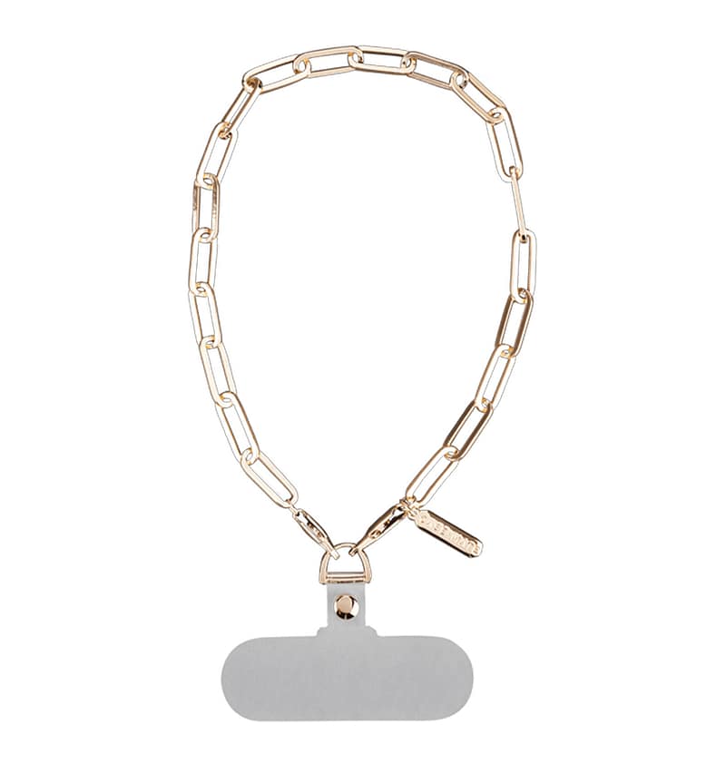 Case-Mate Chunky Chain Phone Wristlet – Universal Gold | Stylish & Durable Accessory for iPhone & Other Smartphones