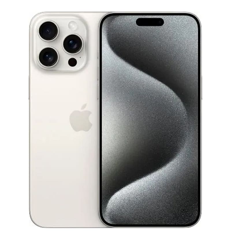 iPhone 15 Pro Max Refurbished 256GB – White | Good Condition | 1-Year Warranty