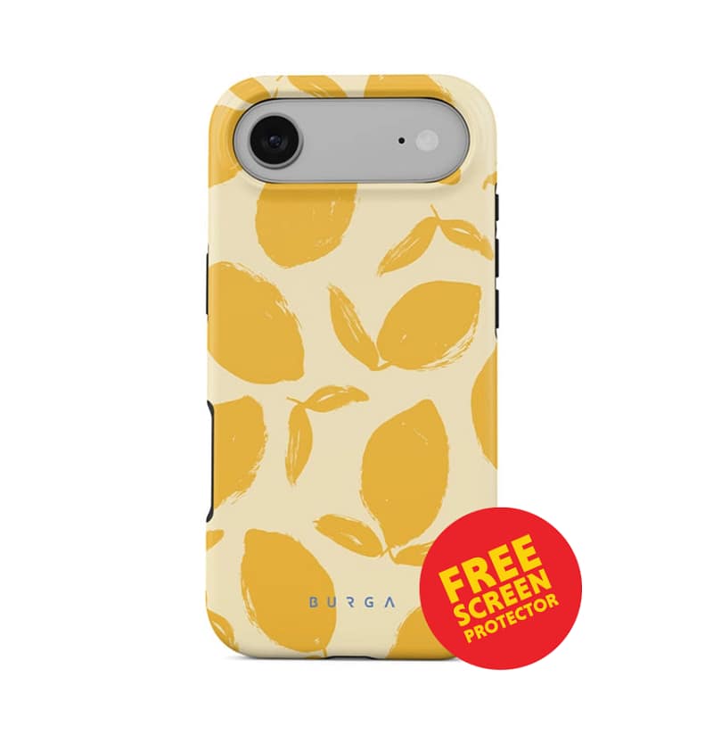 iPhone 17 Air Tough MagSafe Case – Lemon Tart | Burga Slim, Stylish & Durable Protective Cover