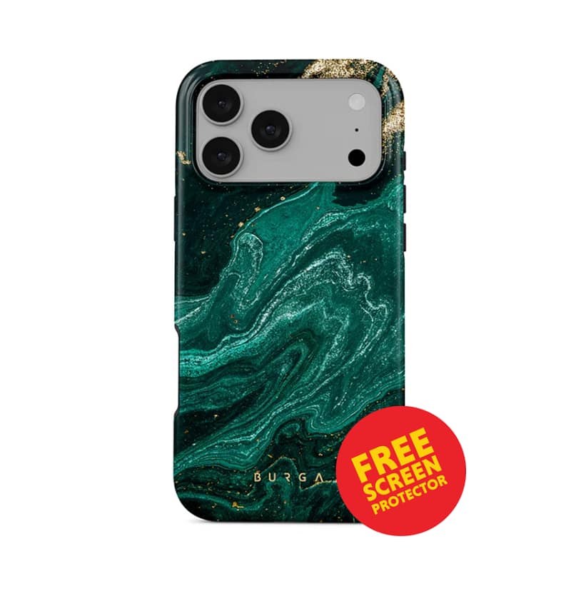 iPhone 17 Pro Max  Tough MagSafe Case – Emerald Pool | Burga Slim, Stylish & Durable Protective Cover