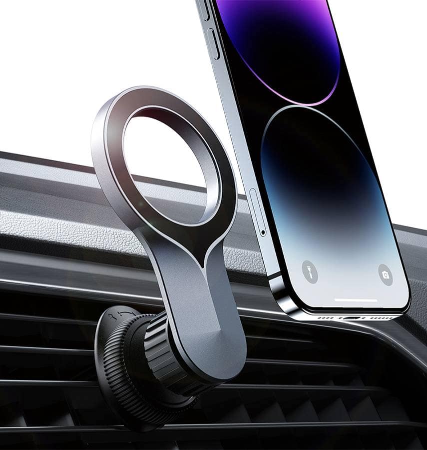 Beetle R6 MagSafe ring car phone holder, secure phone mount for your car