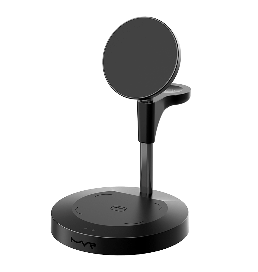 DC-4B MVR 3 in 1 Wireless Portable Charger - Black - Image 2