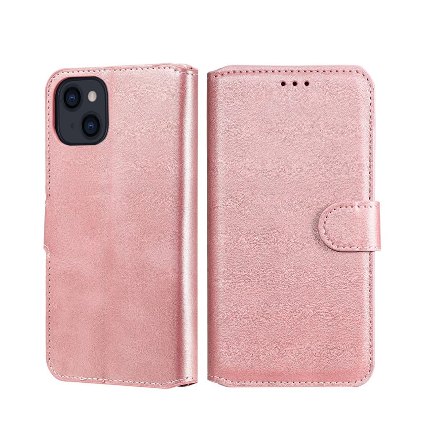 Rose Gold Mercury Bluemoon Diary flip wallet case for iPhone 13/14/15/16e, chic and secure
