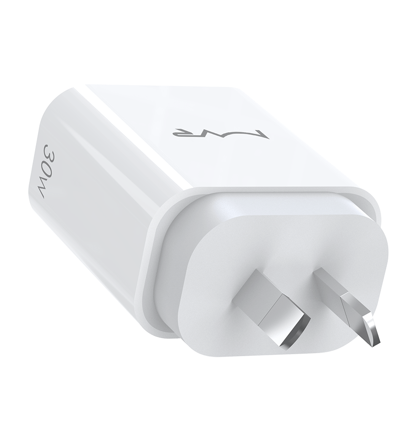 MVR 30W Wall Adapter - White | USB - C Ports, SUPPORTS PD 3.0 & QC 3.0 - Image 5