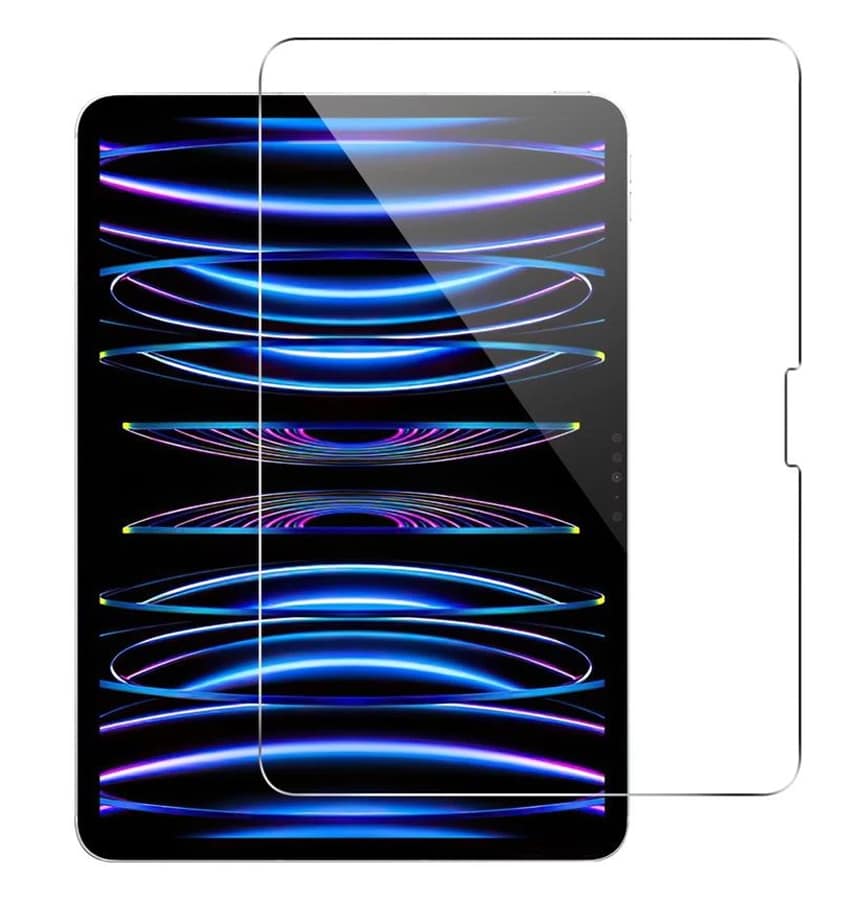 Clear tempered glass screen protector for iPad Pro 11 2024, smooth and reliable protection