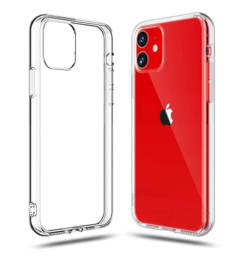 Clear generic 2mm hard back cover for iPhone 11, tough and reliable protection