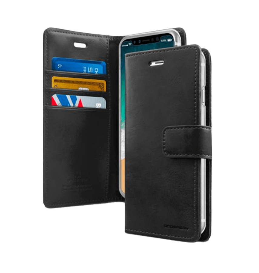 Black Bluemoon diary wallet flip cover for Galaxy S22 Ultra