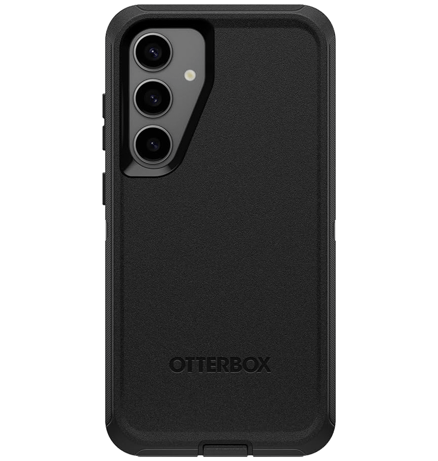 Black slim OtterBox Symmetry case for Samsung Galaxy S24