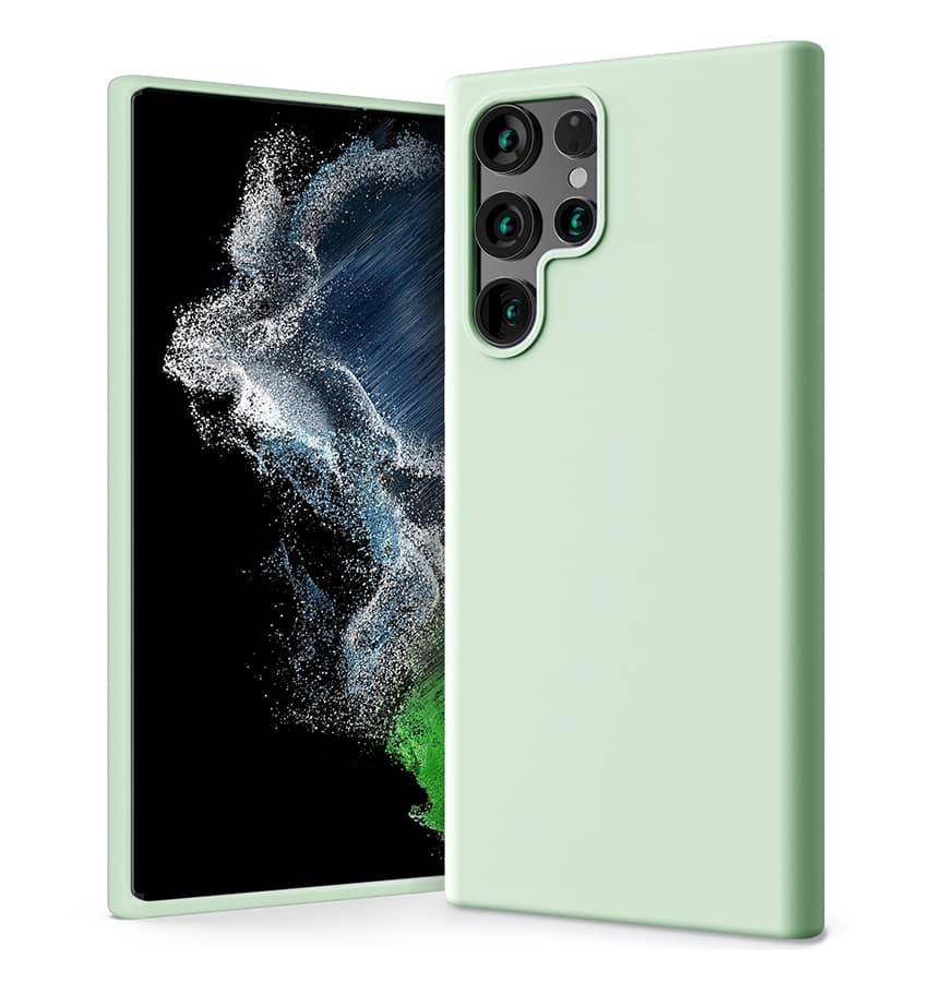 Mint soft-touch Mercury silicone case for Samsung Galaxy S21