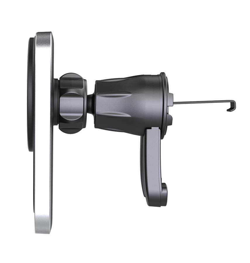 MVR T3 Car Phone Holder - Dual – Tone White | Magsafe 15W Fast Wireless Charging - Image 5