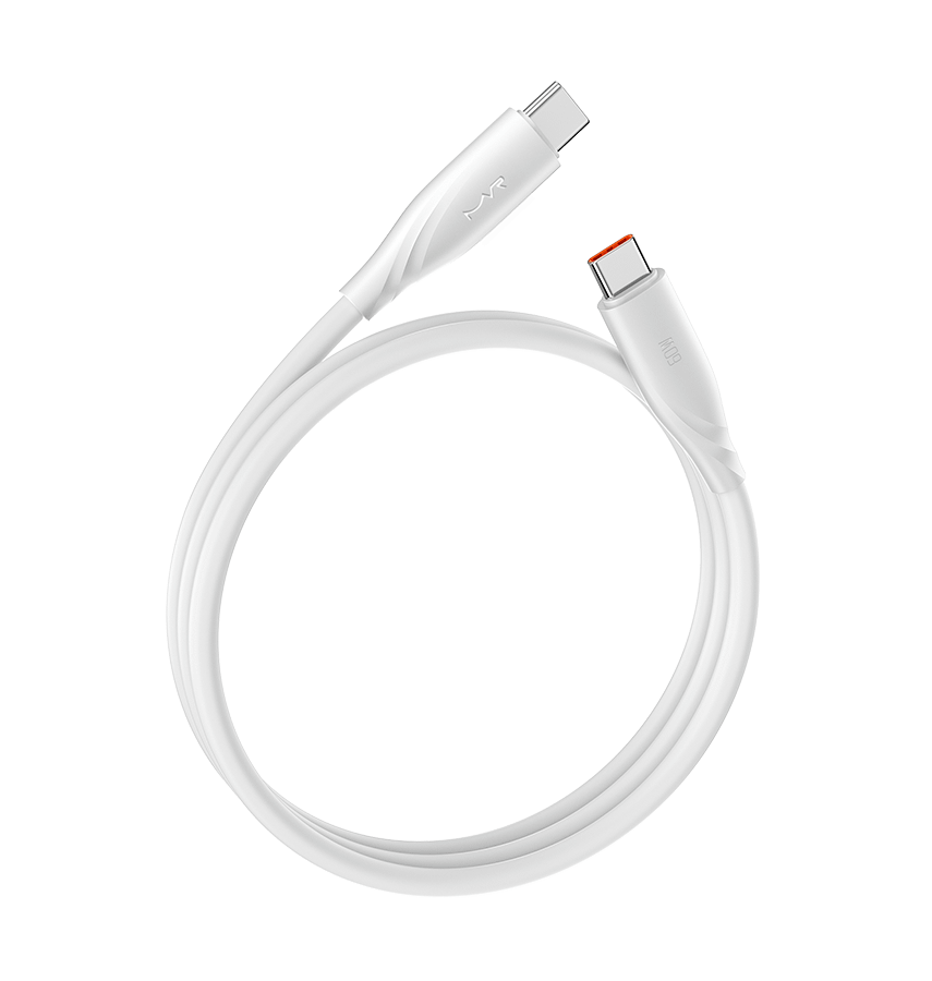 MVR Charging Cable - White |60W, 1m USB C, Fast Charging Cable - Image 5