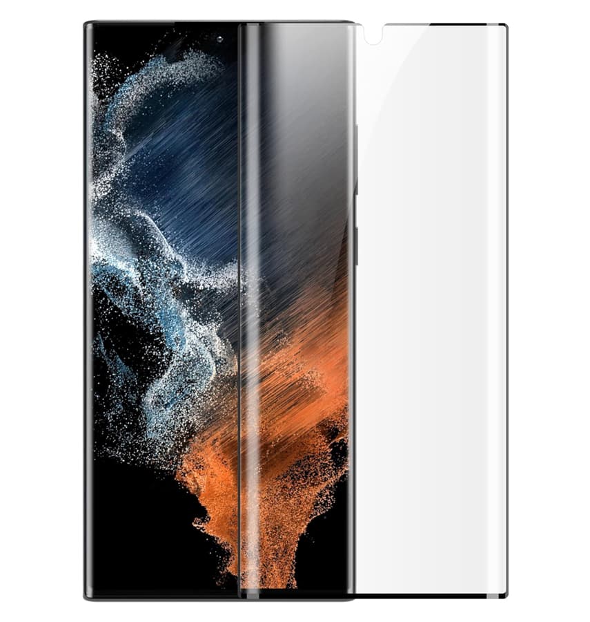 Clear polymer nano glass screen protector for Samsung Galaxy S22 Ultra