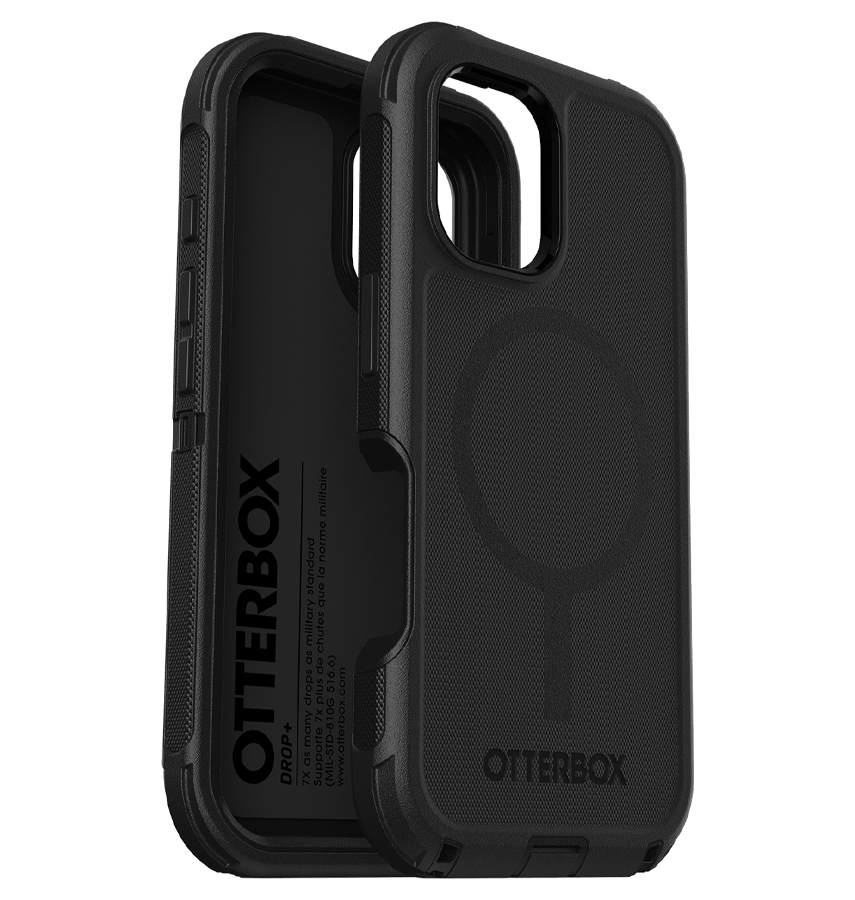 iPhone 16 Magsafe Case – Black | Otterbox Defender Series, Rugged Shockproof Back Cover - Image 2