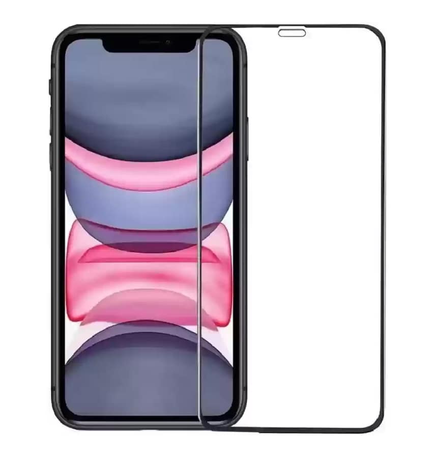 Clear tempered glass screen protector for iPhone X/Xs/11 Pro, scratch-resistant shield.
