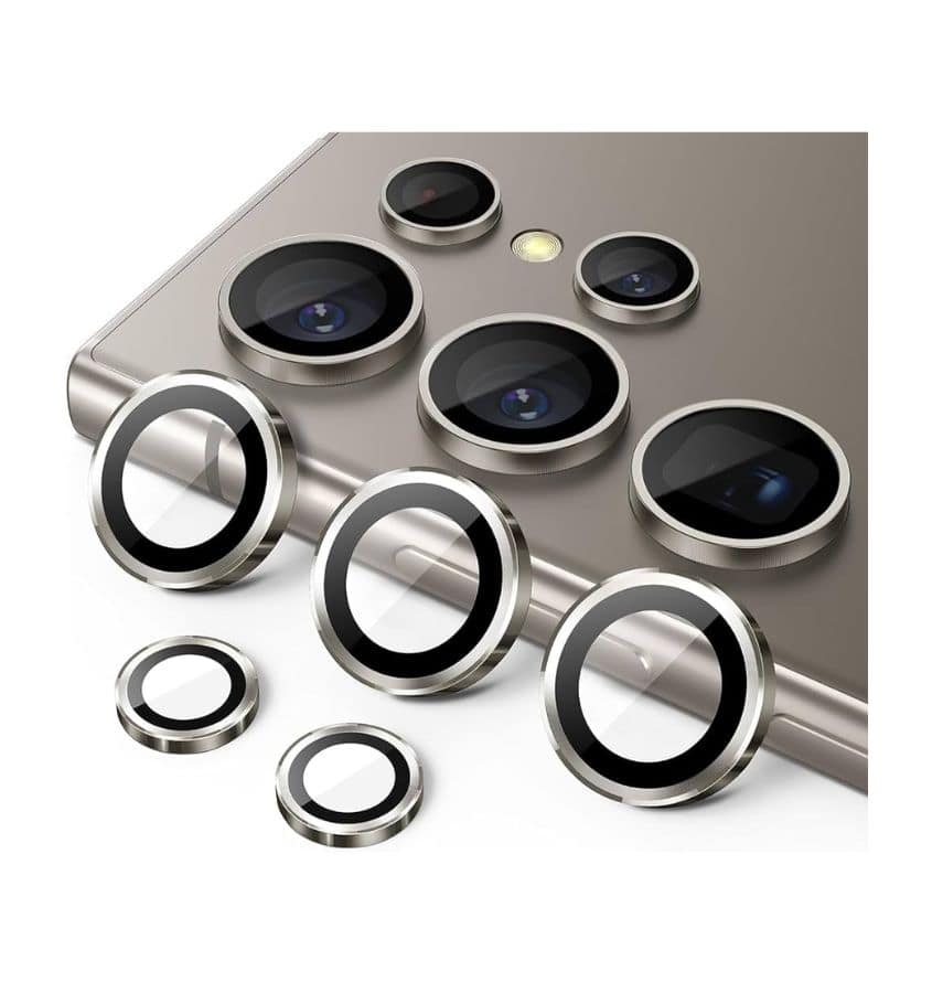 Clear camera lens protector for Samsung Galaxy S24 Ultra