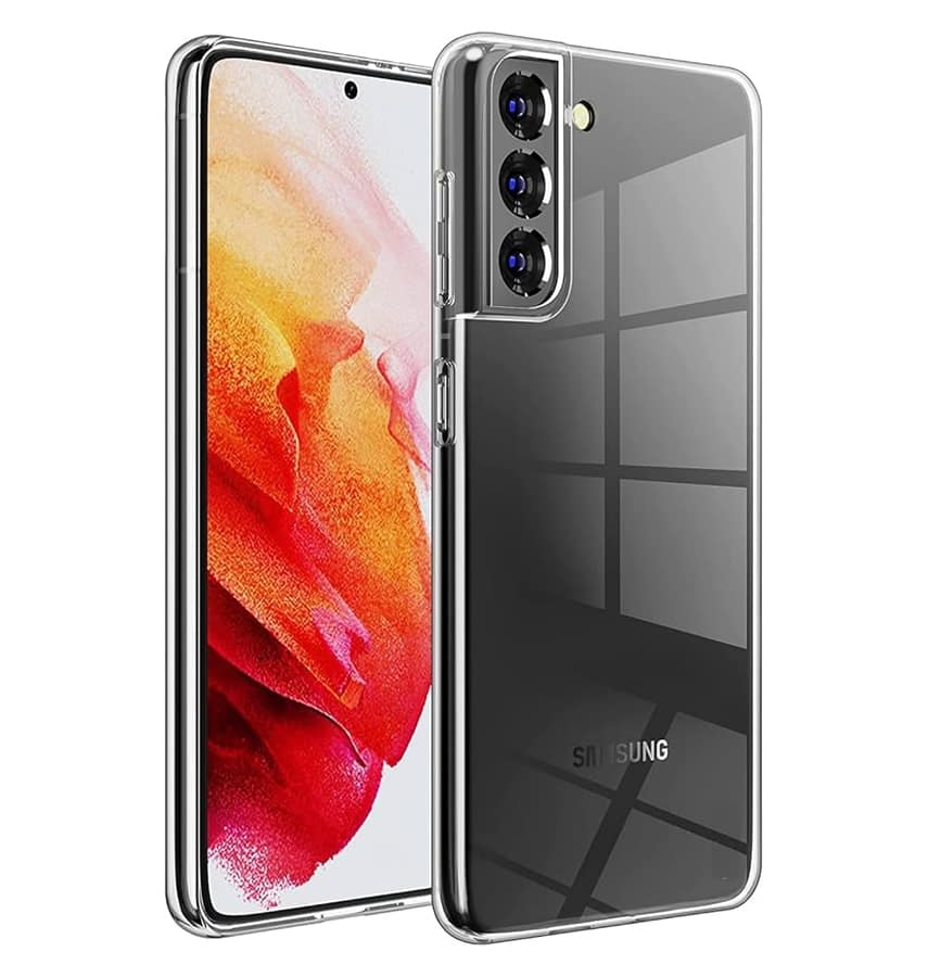 Clear Samsung S22+ 2mm Hard Cover Without MagSafe