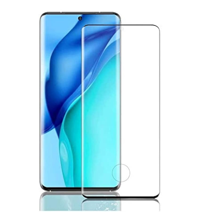 Edge-to-edge clear tempered glass protector for Samsung Galaxy S21 Ultra