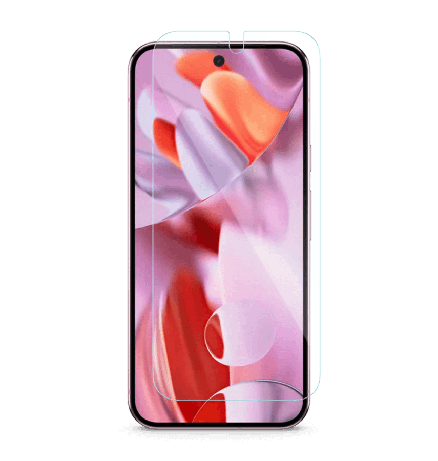 Clear tempered glass for Google Pixel 9/9 Pro, smooth and durable screen protection