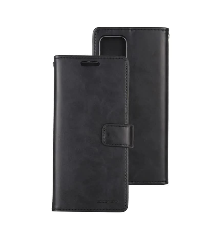 Black Mercury Bluemoon Diary Flip Wallet Case for iPhone 15 Pro Max, versatile and secure