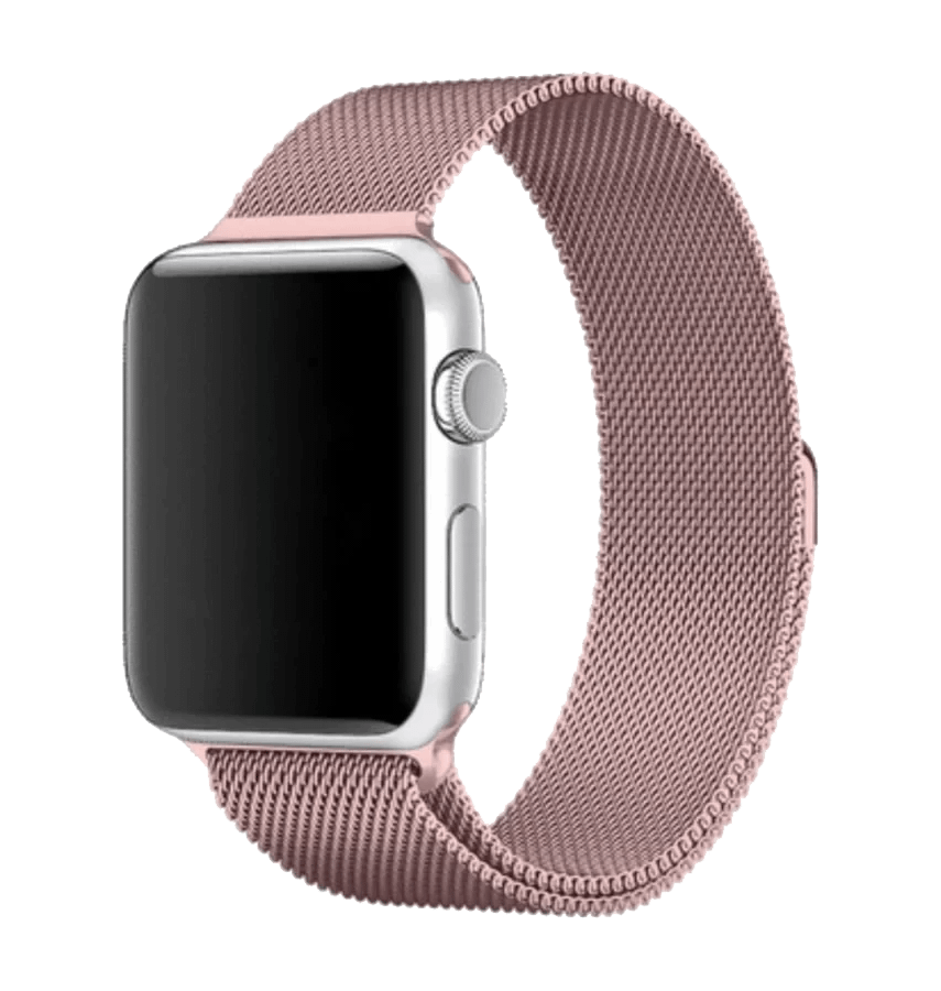 Apple Watch 38/40/41mm Milanese metal band, rose gold, sophisticated and elegant design