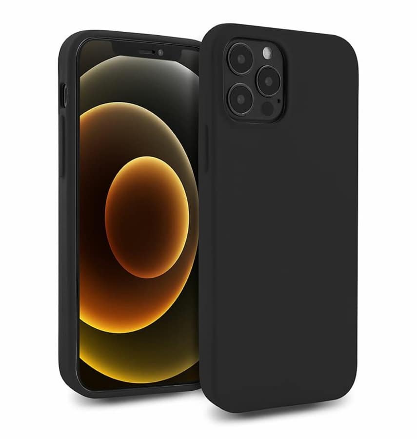 Black Mercury Soft Feeling back cover for iPhone 13 Pro Max, sleek and sturdy.