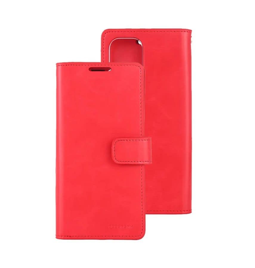 Red Mercury Bluemoon Diary Flip Wallet Case for iPhone 15 Plus, bold and protective design