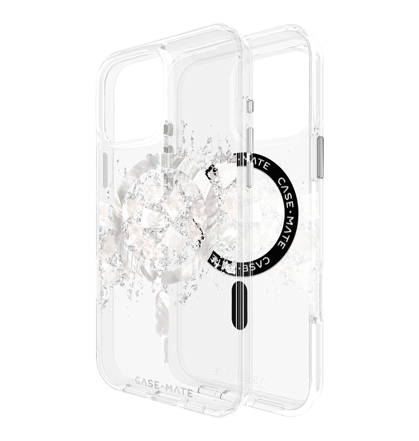 Touch of Pearl Case-Mate Karat MagSafe Back Cover for iPhone 16 Pro Max
