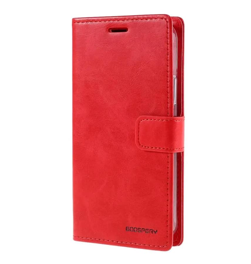 Red Mercury Bluemoon diary flip wallet case for iPhone 7 Plus/8 Plus, stylish protection.