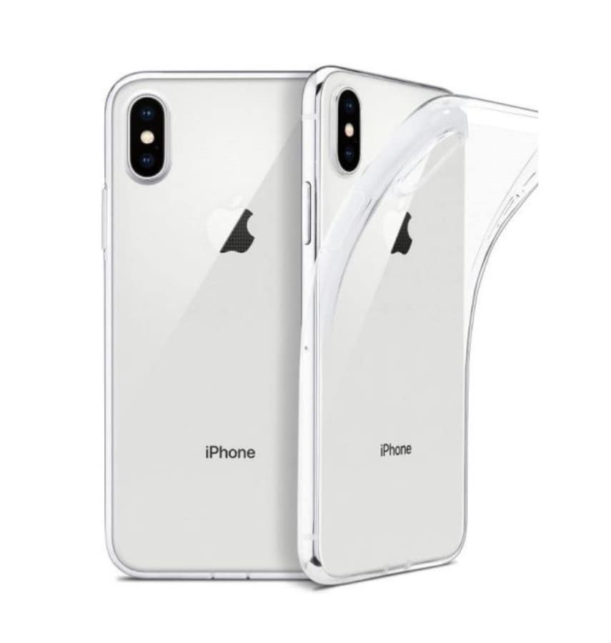 Clear soft back cover for iPhone XS Max, slim and durable protection.
