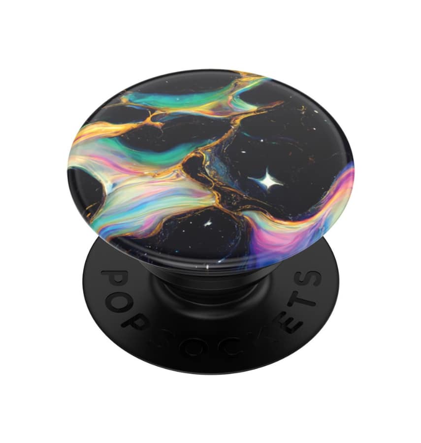 Electric Oil Slick PopGrip for a secure grip and stylish look on your phone