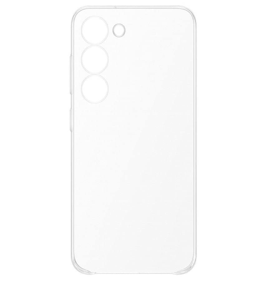 2mm clear hard back case for Samsung Galaxy S23 slim design