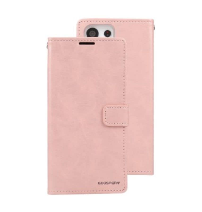 Rose gold Bluemoon diary wallet flip cover for Galaxy S23 Ultra