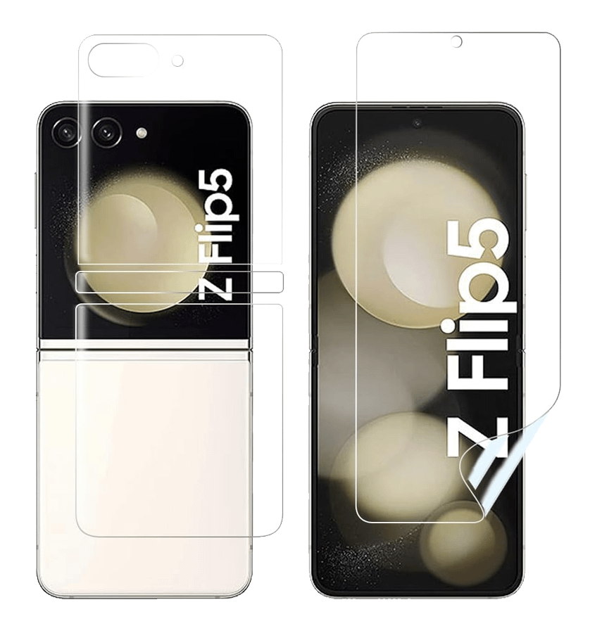 Samsung Galaxy Z Flip 5 Clear Unbreakable Tempered Glass