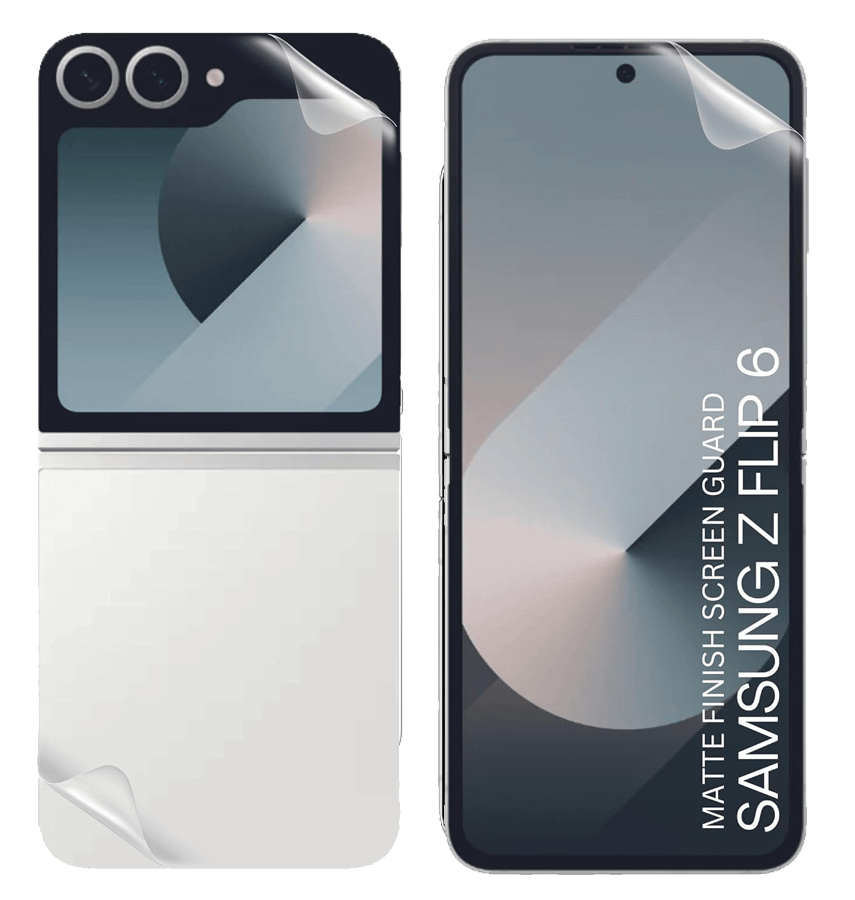 Samsung Galaxy Z Flip 6 Clear Unbreakable Membrane Set