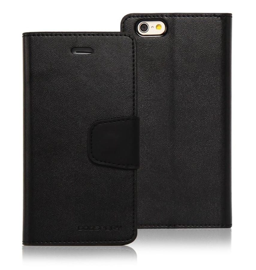 Black Mercury Bluemoon diary back cover for iPhone 7/8/SE2, sleek and durable.