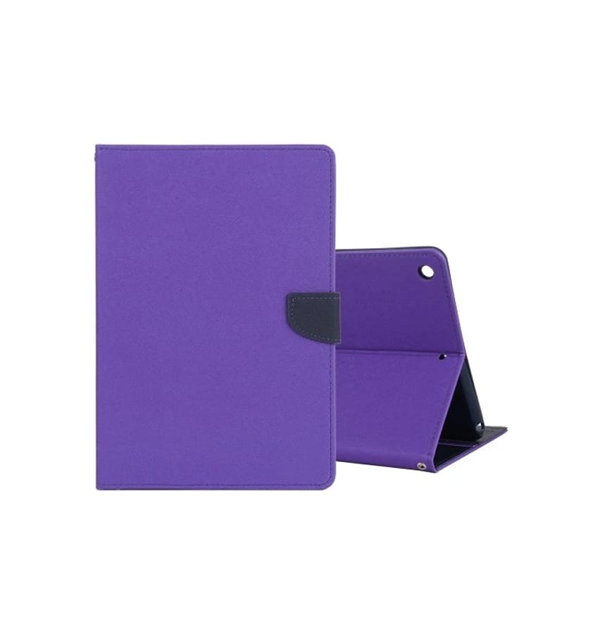 Purple/Navy Mercury Fancy Diary case for iPad 10.2, stylish and secure flip design