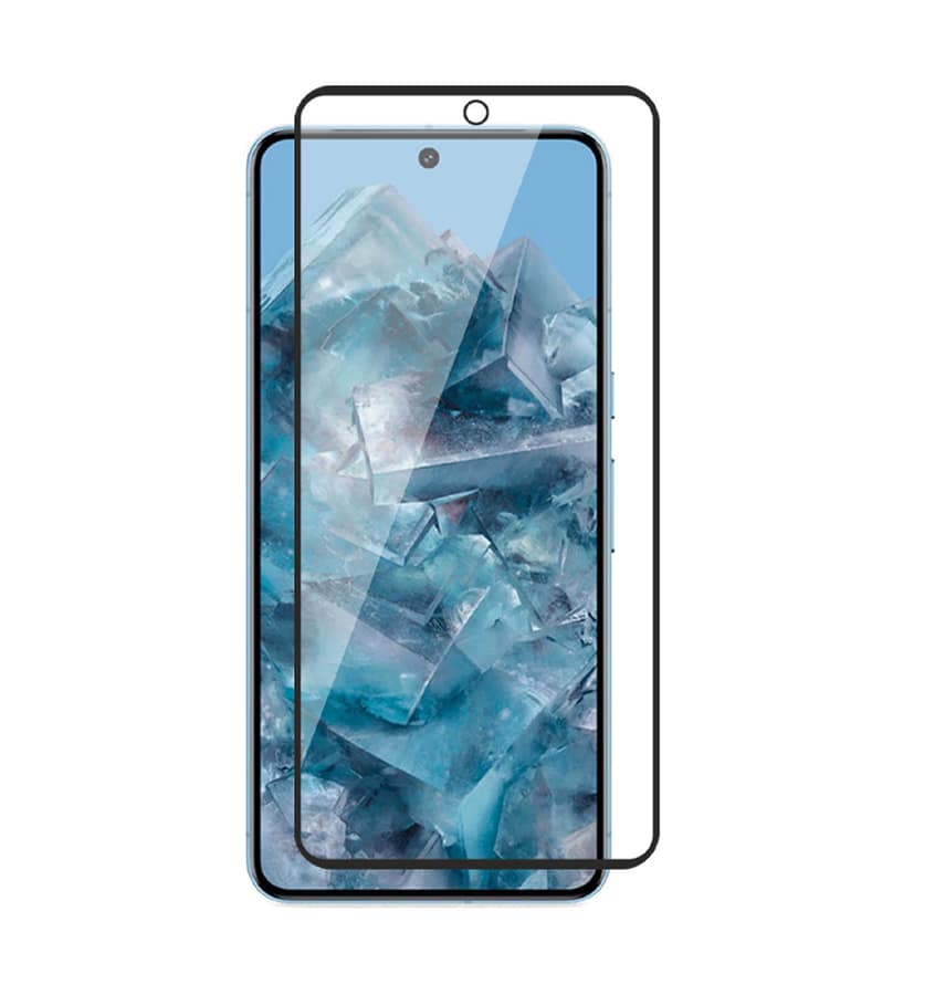 Clear tempered glass for Google Pixel 8 Pro, edge-to-edge screen protection