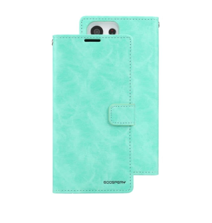 Mint Bluemoon flip diary wallet case for Galaxy S23 Plus style