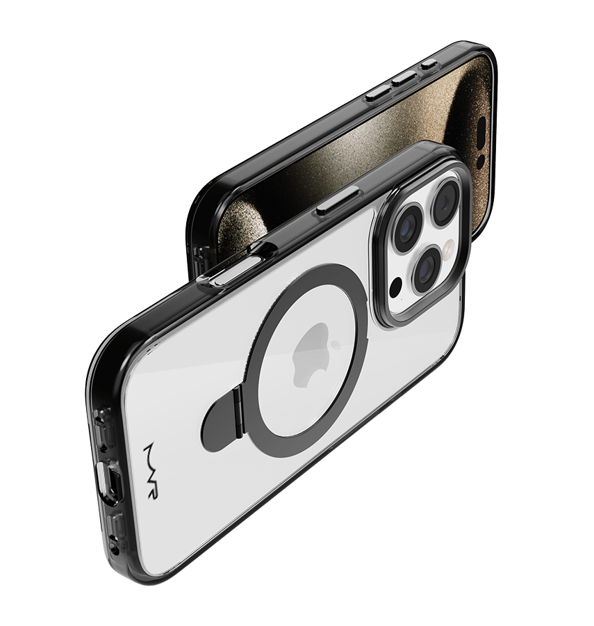 iPhone 16 Pro MVR Stellar Stand Case - Black | Kickstand Protective Back Cover - Image 2