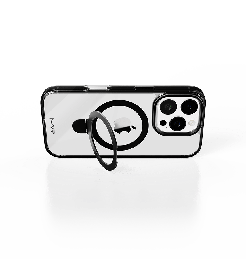 iPhone 16 Pro MVR Stellar Stand Case - Black | Kickstand Protective Back Cover - Image 4