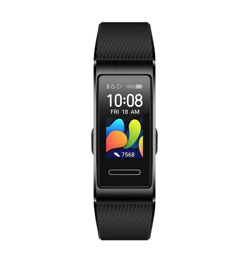 Black Huawei Band 4 Pro, sleek and functional fitness tracker with heart rate monitor