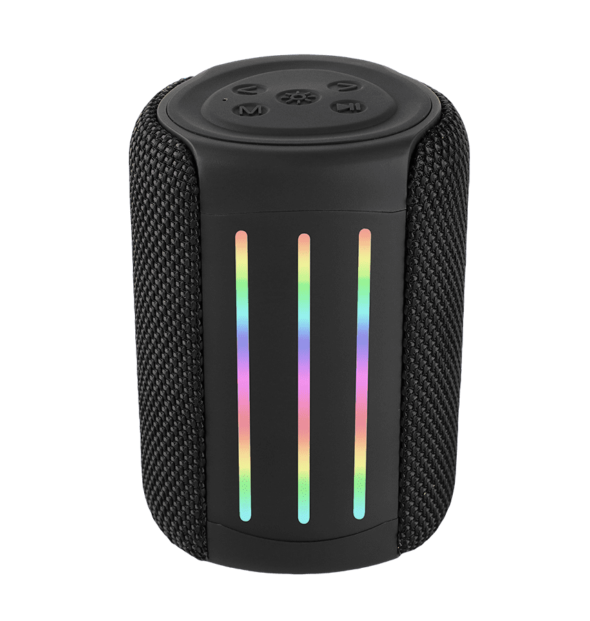 Black mini HD Bluetooth speaker for clear, portable sound anywhere you go