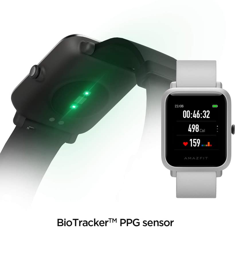 Amazfit Bip S Smartwatch – White | Ultra-Light, 40-Day Battery, Always-On Display, Waterproof, Heart Rate Monitor - Image 3