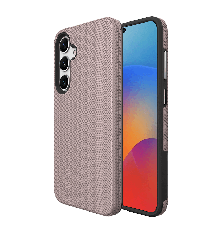 Rose Gold Samsung S25 Triangle MagSafe Cover