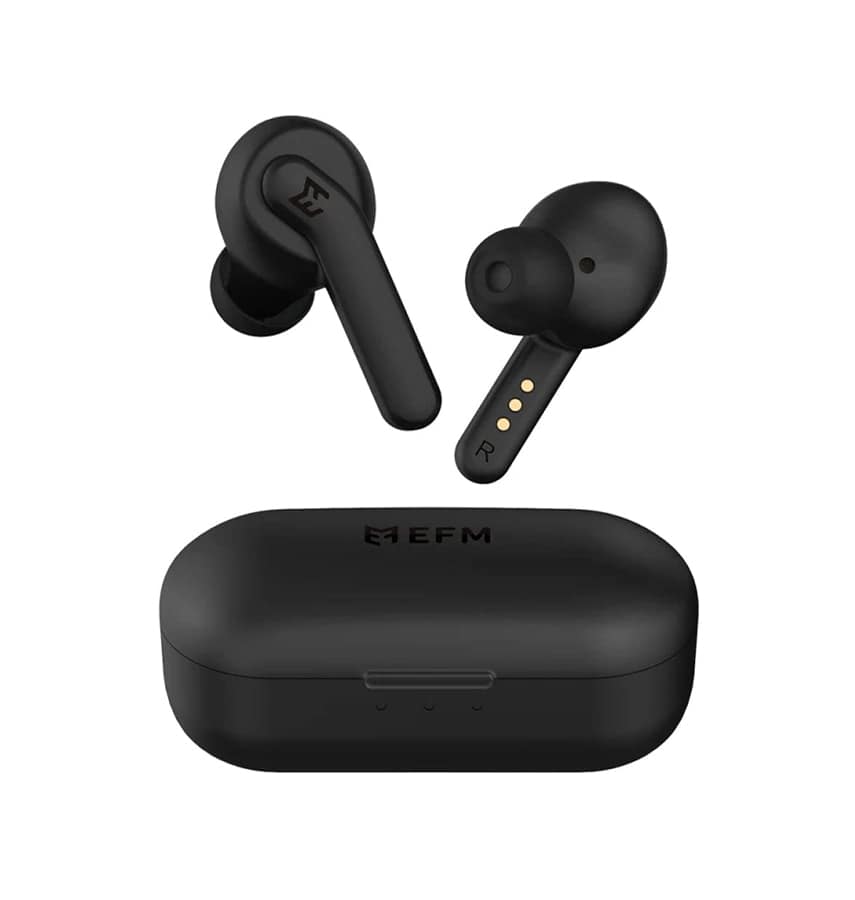 EFM TWS Andes ANC Earbuds | With Active Noise Cancelling and IP54 Rating - Black