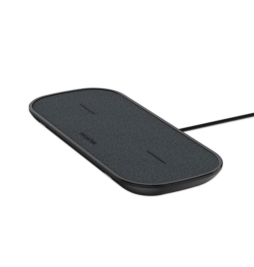 Mophie Dual 10W Wireless Charging Pad/USB Port Phone Charger For Apple/Android