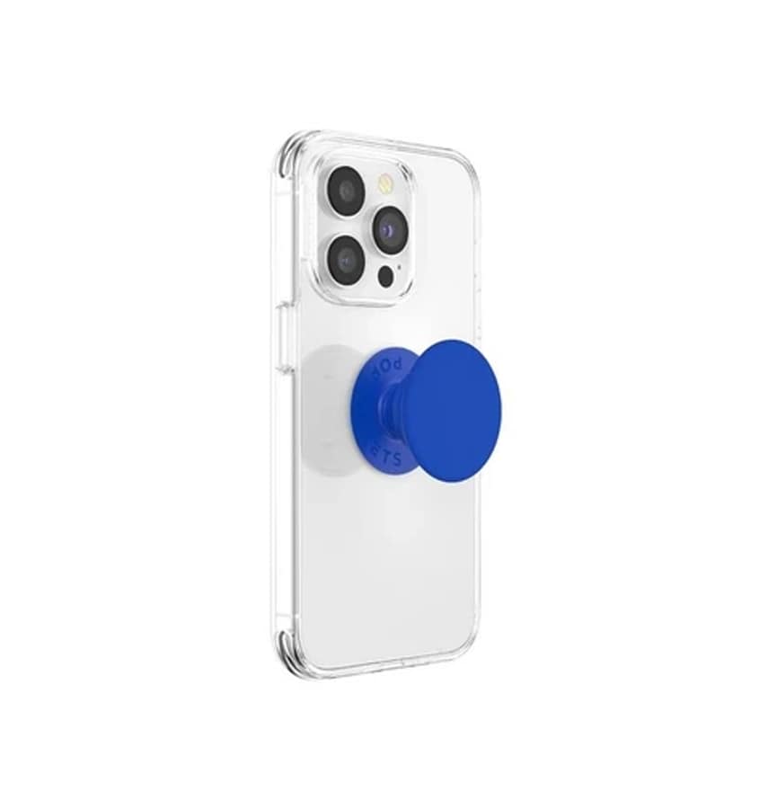 PopSockets Phone Grip with Expanding Kickstand, Adhesive Grip - Basic Cobalt